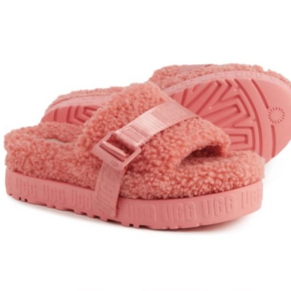 UGG Shoes - 💗NIB UGG® RARE 💖BARBIECORE💖 Oh Fluffita PINK Platform Slippers💗